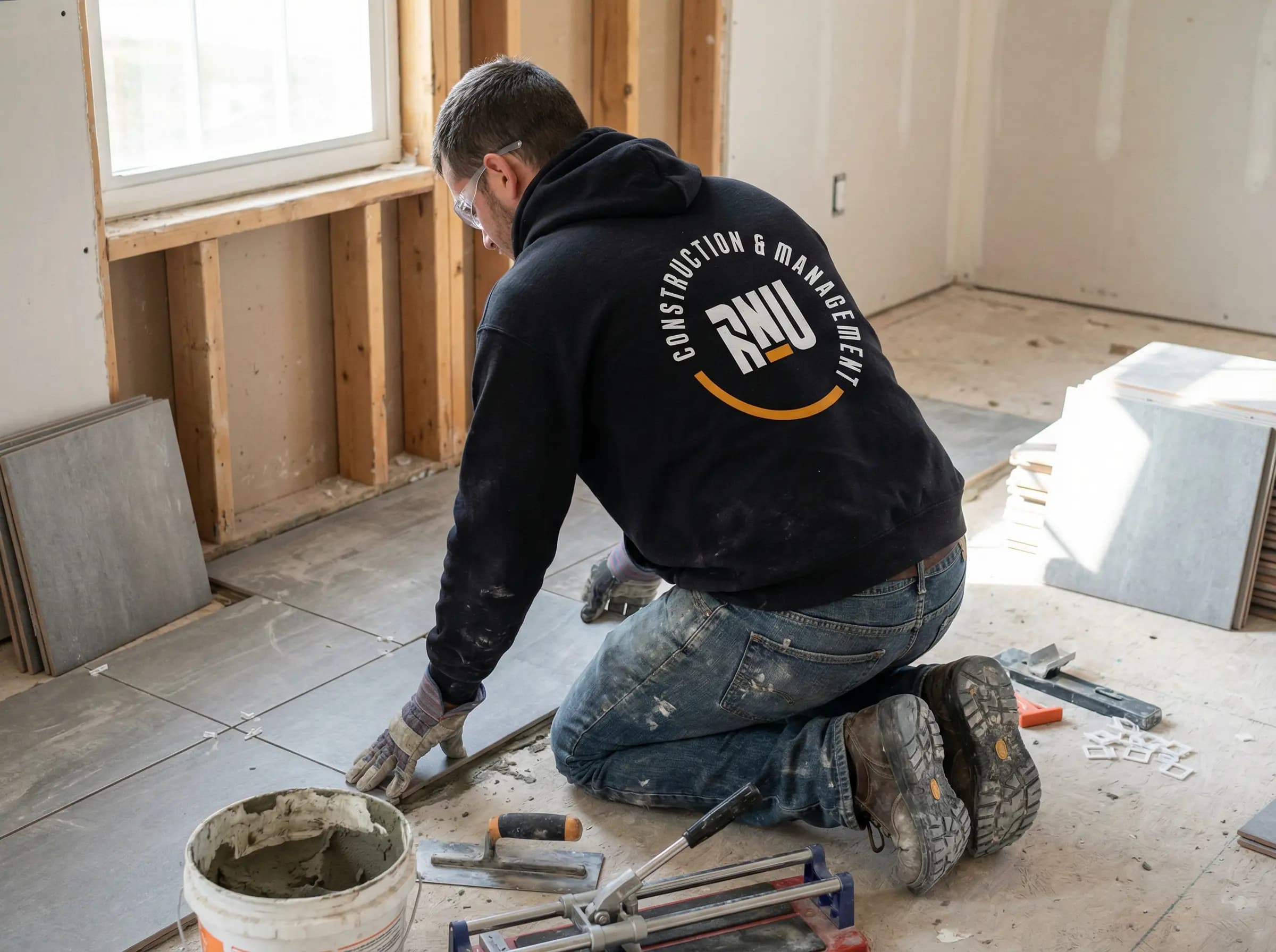 RNU Construction worker on the job